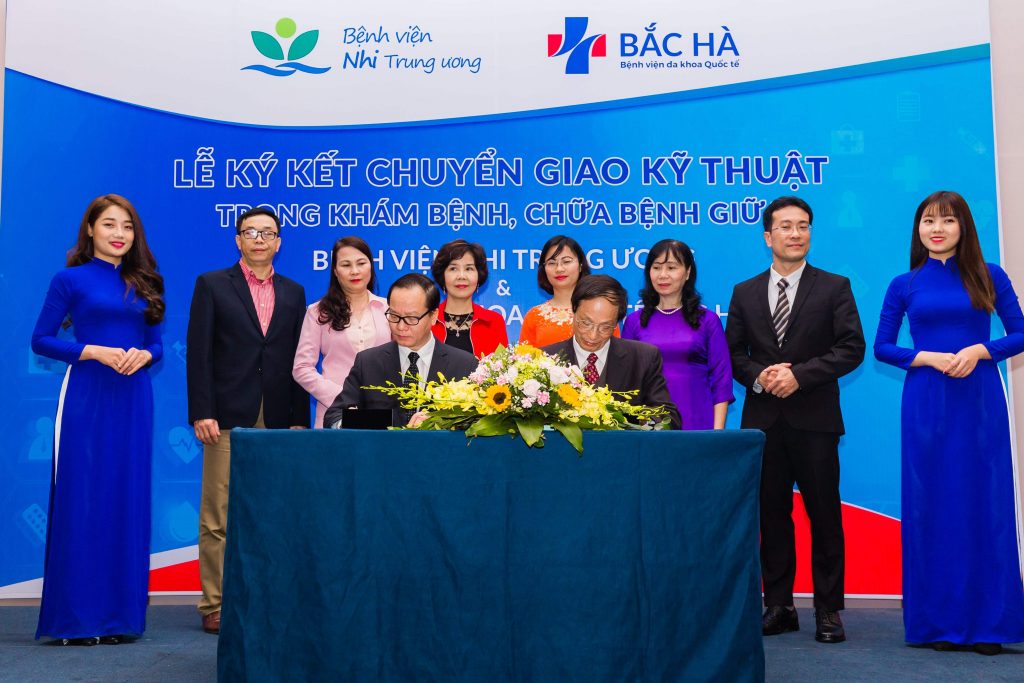 BV Bắc Hà ký kết hợp tác chuyên sâu về y tế với BV Nhi Trung ương