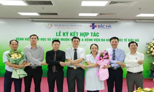 BV Bắc Hà ký kết hợp tác chuyên sâu về y tế với BV Nhi Hà Nội